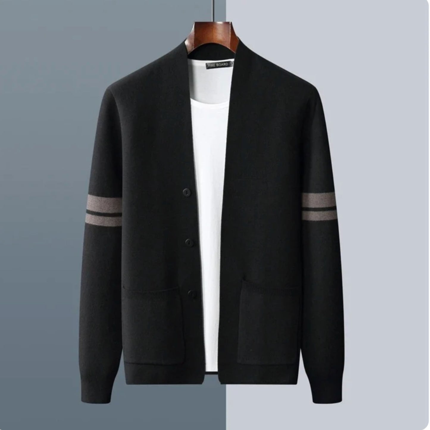 The Classic Button-Front Knit Cardigan