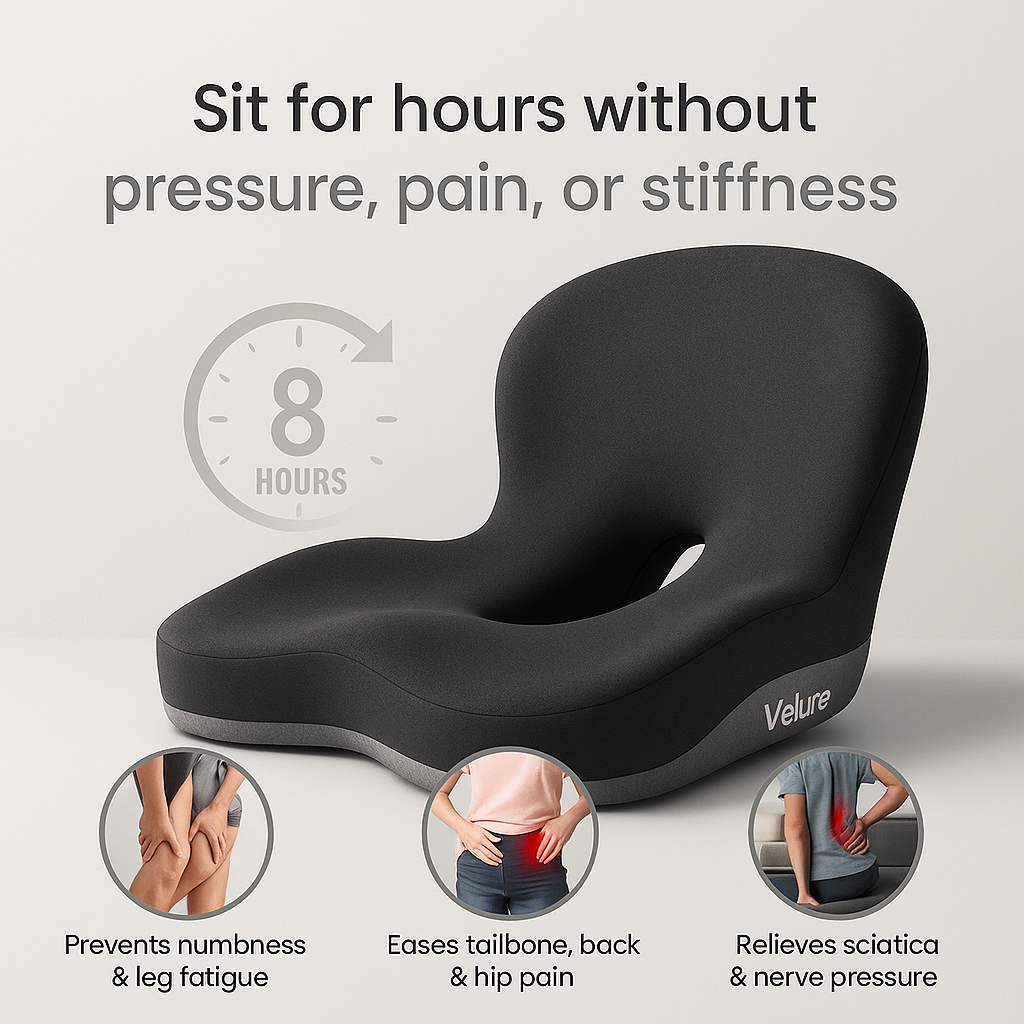 Velure™ - Orthopedic Seat Cushion