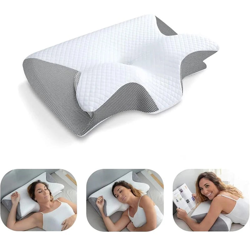 Oreiller Papillon - Oreiller Orthopédique 2 en 1