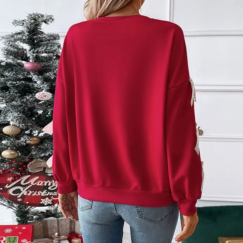 BowCharm™ Cozy Loose Winter Sweatshirt