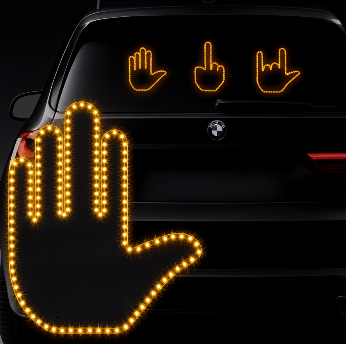 RoadRage™ – LED Middle Finger Sign