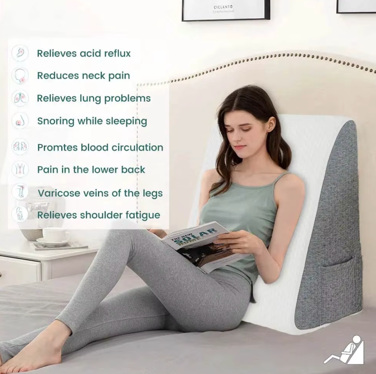 Velure™ - ElevateWedge Pillow