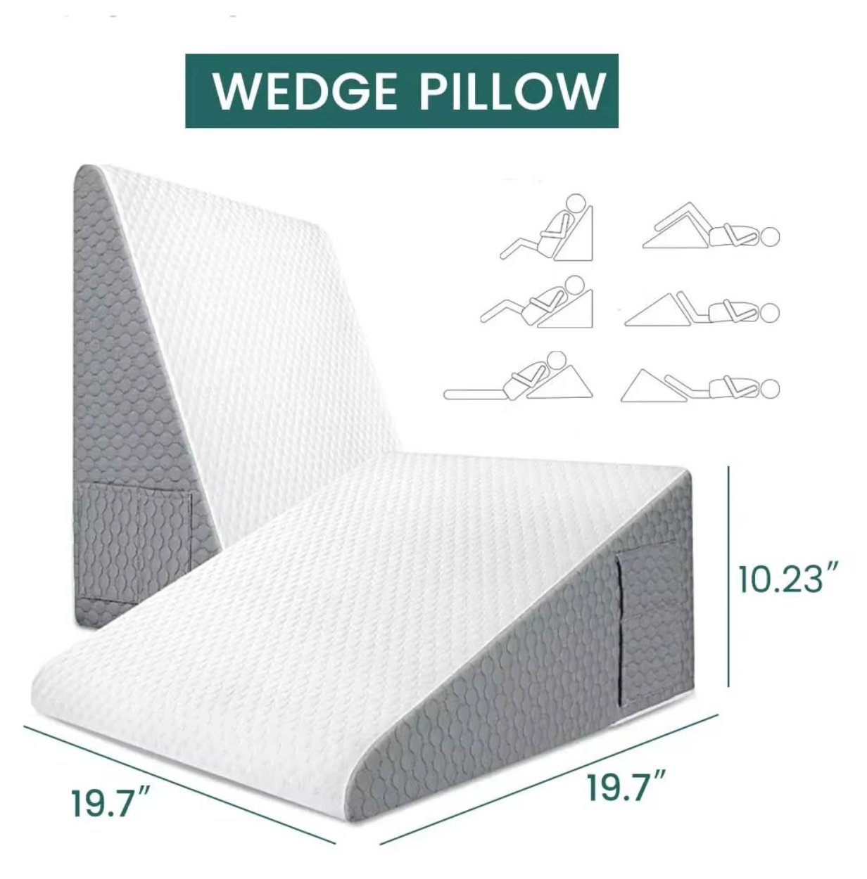 Velure™ - ElevateWedge Pillow