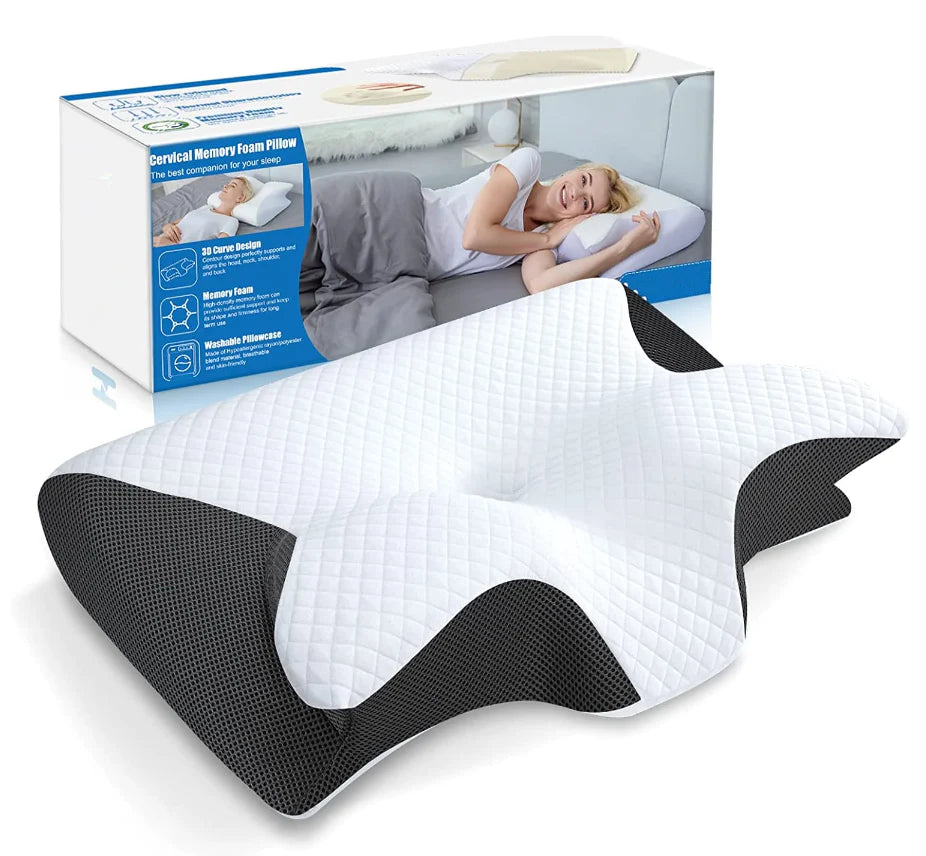 Oreiller Papillon - Oreiller Orthopédique 2 en 1