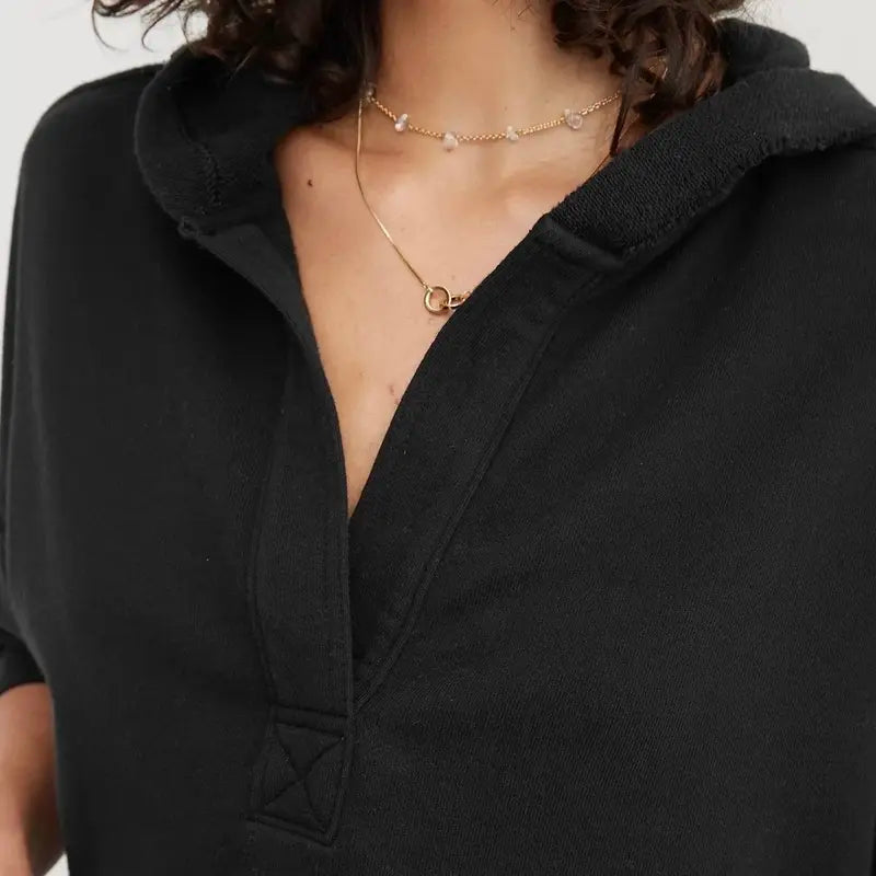 Cropped Polo Sweatshirt