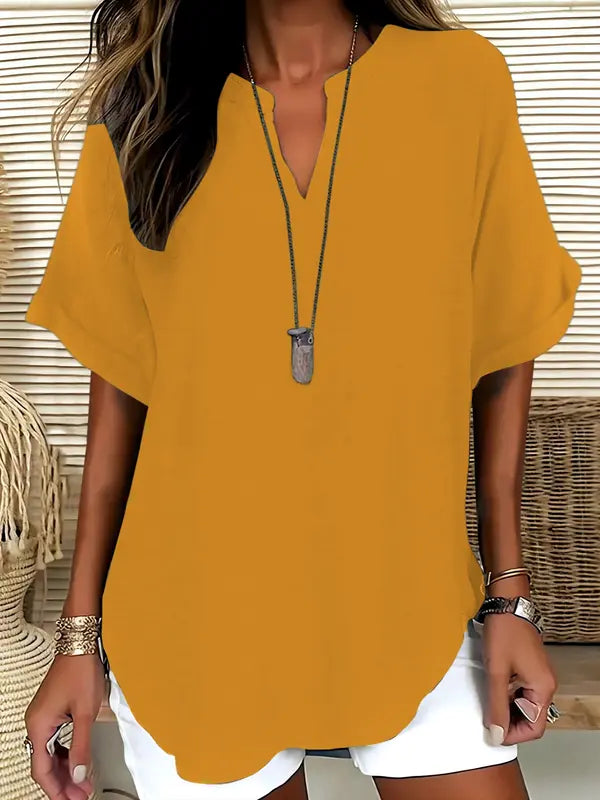 BreezeFlow V-Neck Tunic