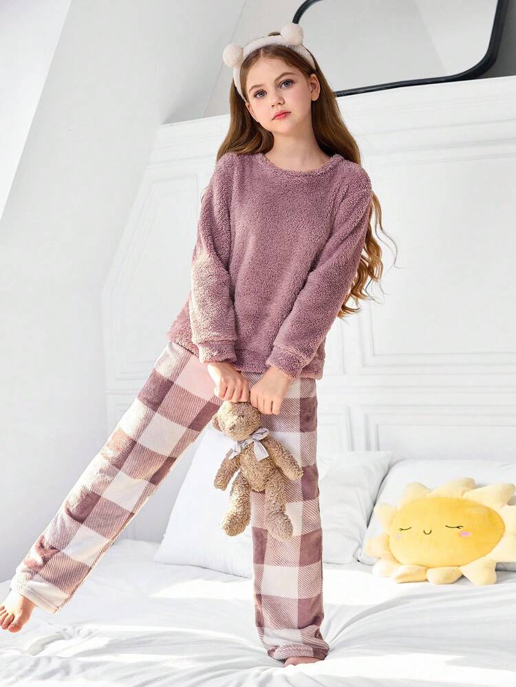 Frosty Dreams Plaid PJ Set