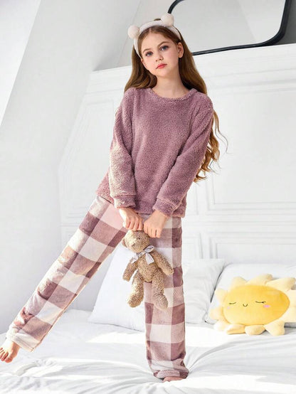 Frosty Dreams Plaid PJ Set