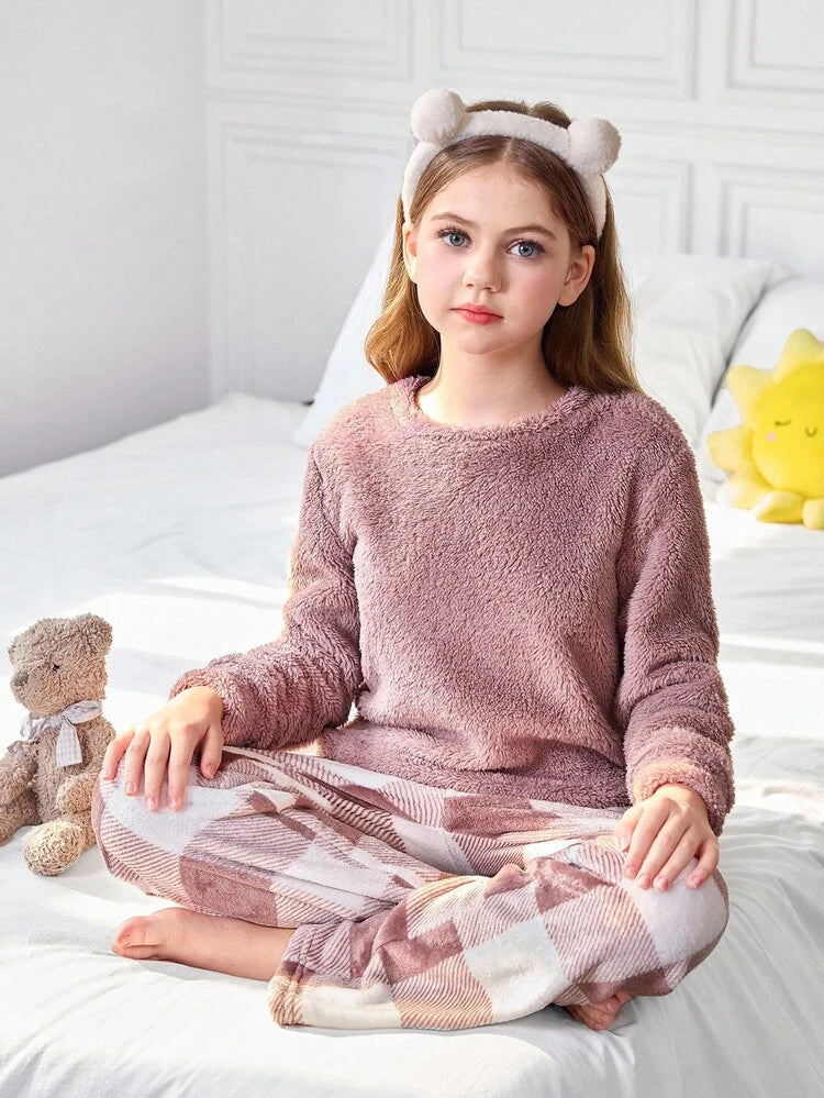 Frosty Dreams Plaid PJ Set
