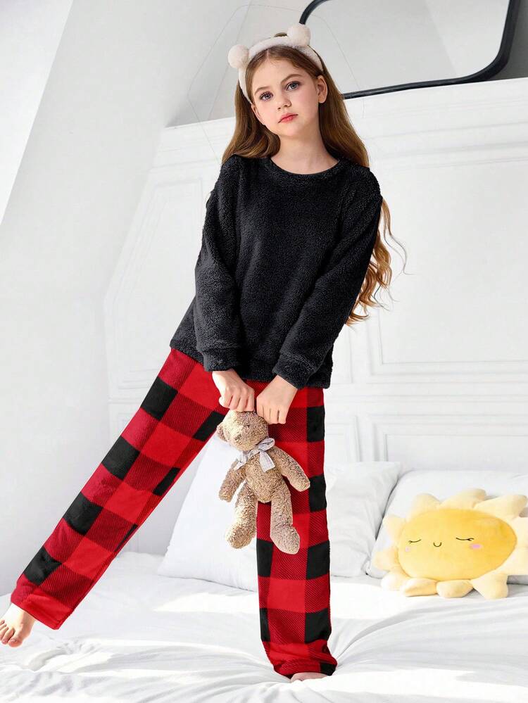 Frosty Dreams Plaid PJ Set