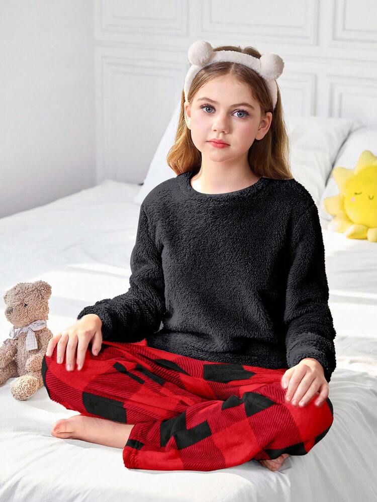 Frosty Dreams Plaid PJ Set