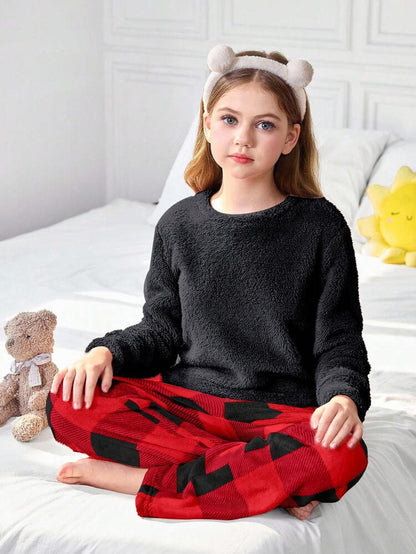 Frosty Dreams Plaid PJ Set