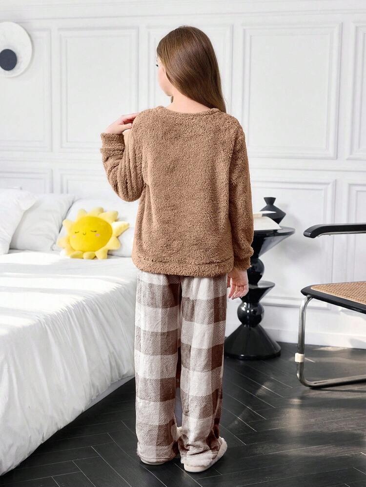 Frosty Dreams Plaid PJ Set