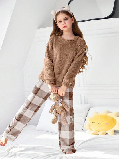Frosty Dreams Plaid PJ Set
