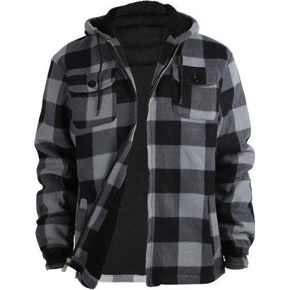 Men’s Fleece Lined Hoodie Jacket