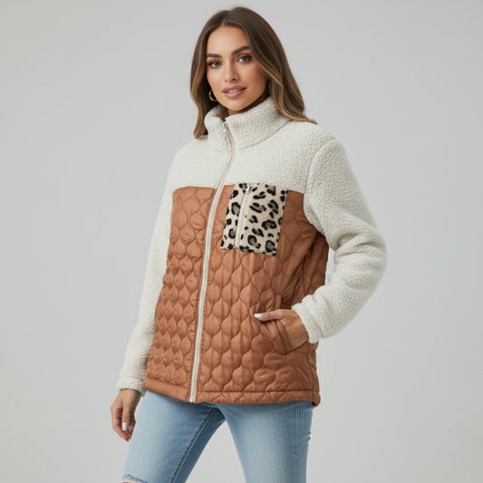 Sherpa Puffer Coat