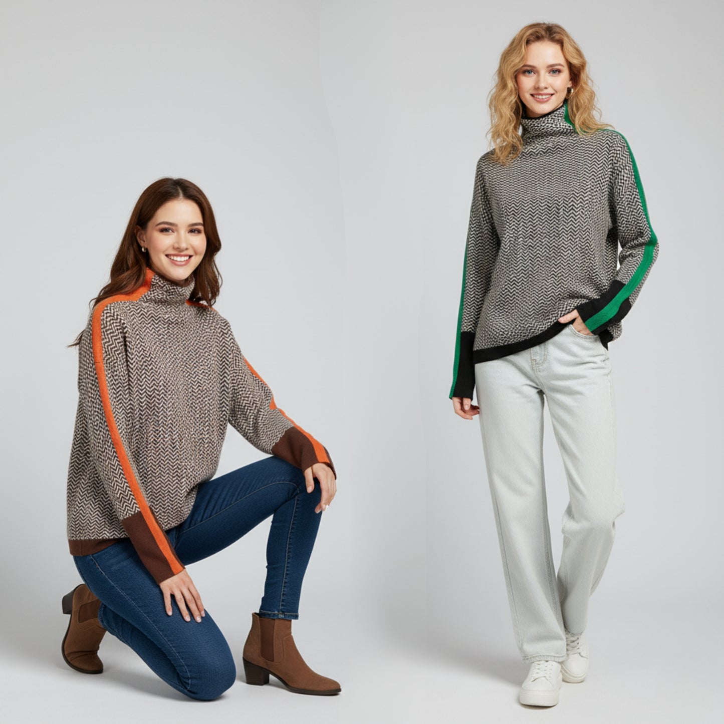 Chevron Knit Sweater