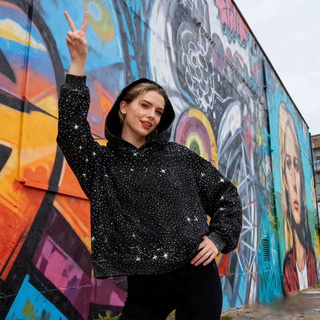 Velure™ – Unisex Rhinestone Hoodies
