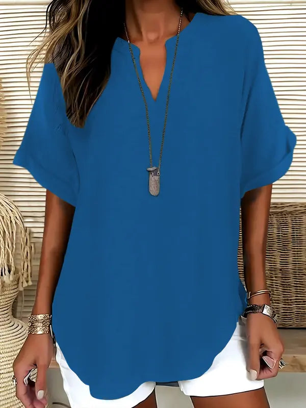 BreezeFlow V-Neck Tunic