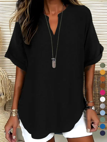 BreezeFlow V-Neck Tunic