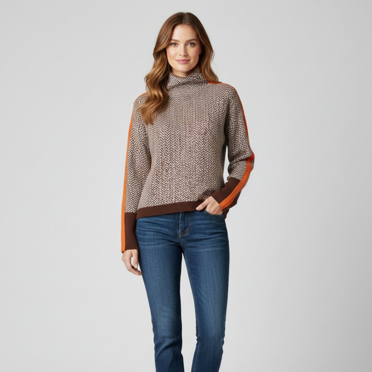 Chevron Knit Sweater