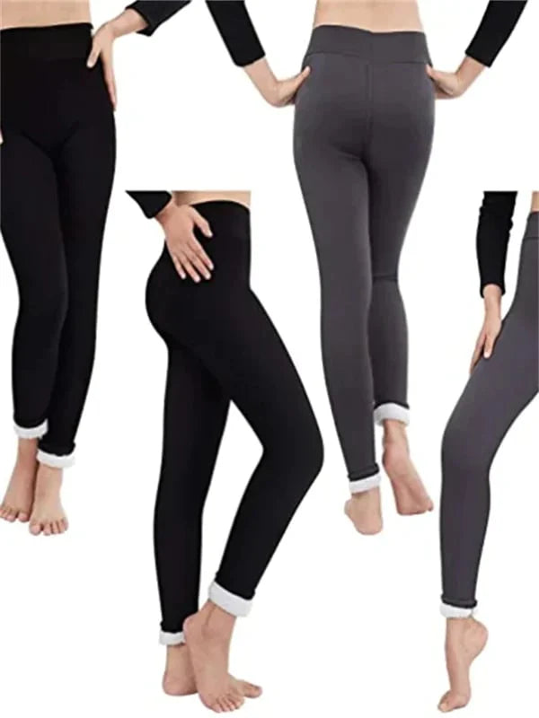 Soft Clouds Winter Fleece Leggings
