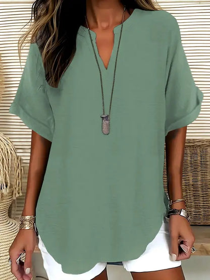 BreezeFlow V-Neck Tunic
