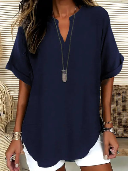 BreezeFlow V-Neck Tunic