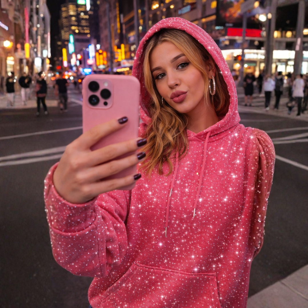 Velure™ – Unisex Rhinestone Hoodies