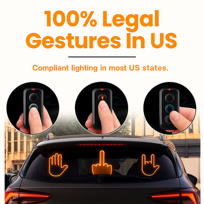RoadRage™ – LED Middle Finger Sign