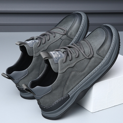 LuxeStride Leather Sneakers