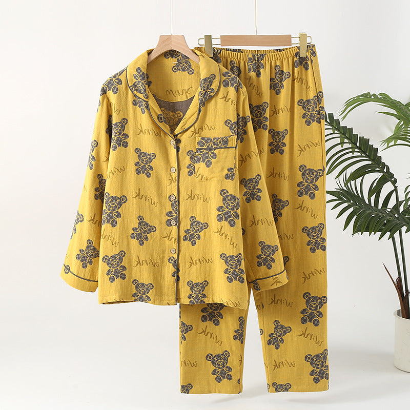 Velure™ – Women's Jacquard 100% Cotton Pajama Set