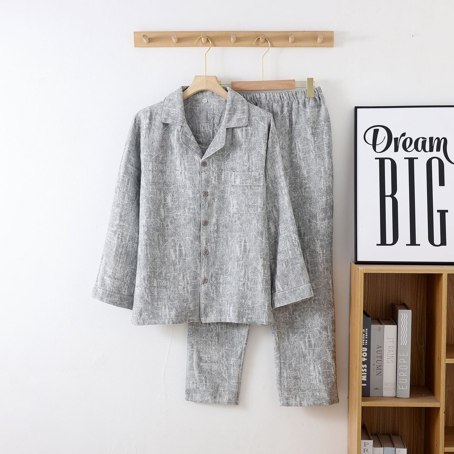 Velure™ – Men's 100% Pure Cotton Pajama Set