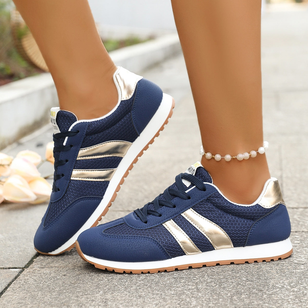 Velure Gold Stripe Runner