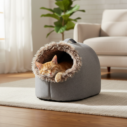 Velure Cozy Cave Cat Bed