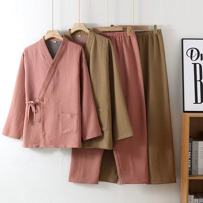 Velure Japanese Gauze Pajama Set 100% Cotton