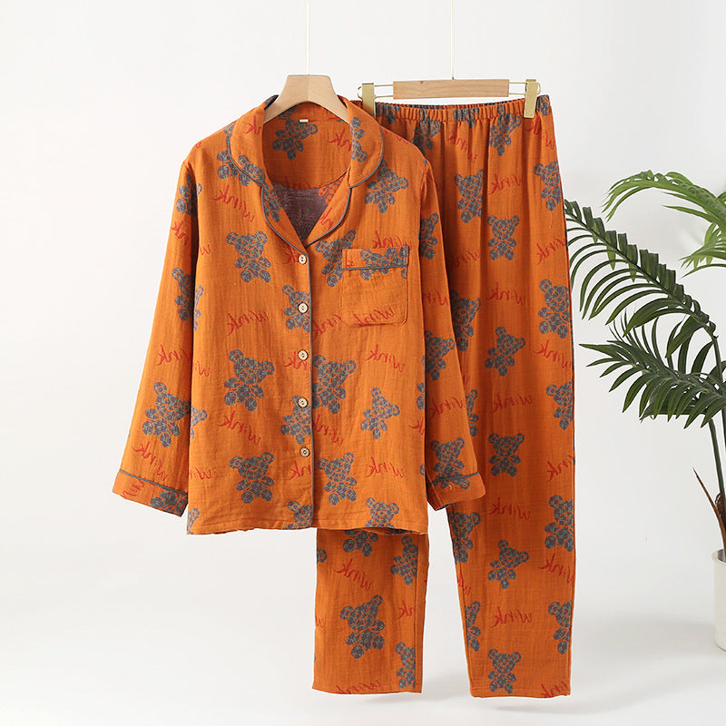 Velure™ – Women's Jacquard 100% Cotton Pajama Set