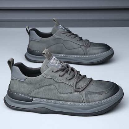 LuxeStride Leather Sneakers