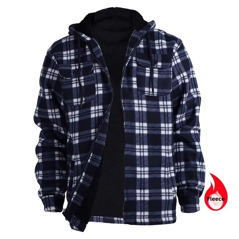 Men’s Fleece Lined Hoodie Jacket