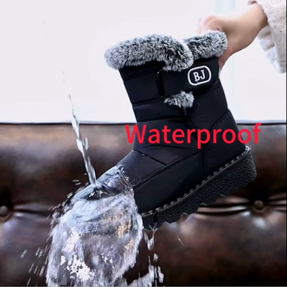 FrostStep™ Women’s Waterproof Plush Snow Boots