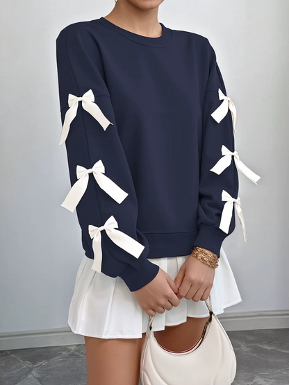 BowCharm™ Cozy Loose Winter Sweatshirt