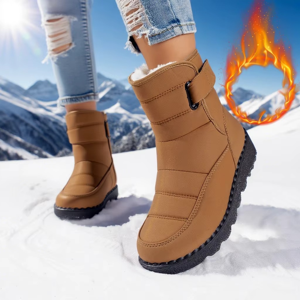 FrostStep™ Women’s Waterproof Plush Snow Boots