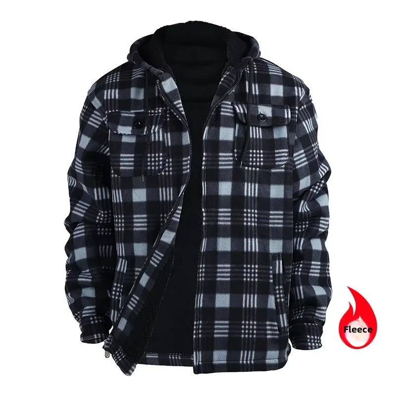 Men’s Fleece Lined Hoodie Jacket