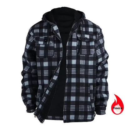Men’s Fleece Lined Hoodie Jacket