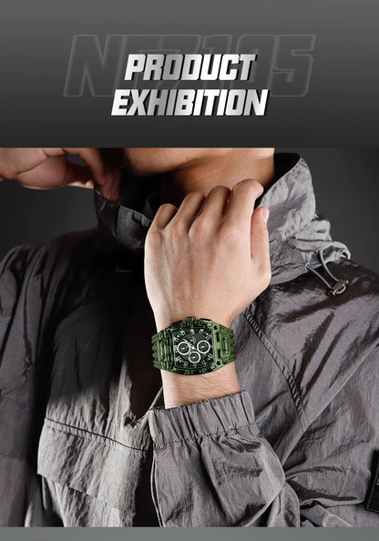 NaviForce Carbon Watch