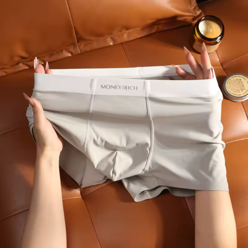 4PCS - Premium Ice Silk Comfort Boxer