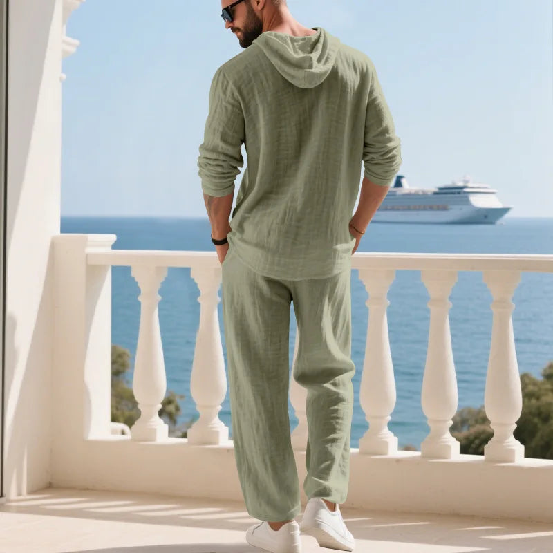 Velure - Coastal Hooded Linen Set