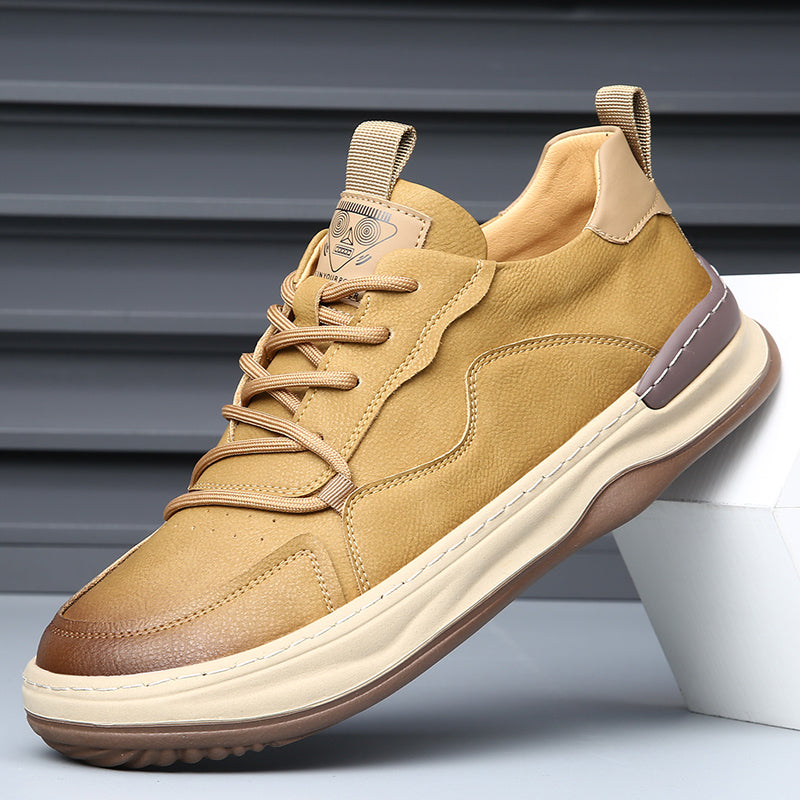 LuxeStride Leather Sneakers
