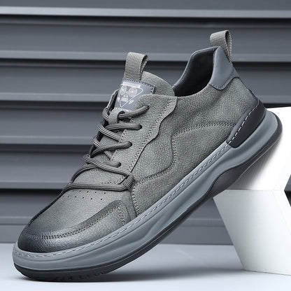 LuxeStride Leather Sneakers