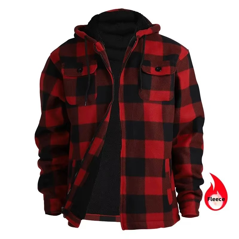 Men’s Fleece Lined Hoodie Jacket